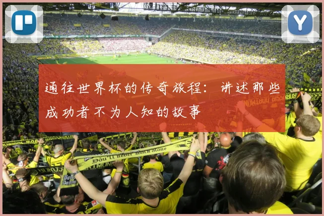 通往世界杯的传奇旅程：讲述那些成功者不为人知的故事